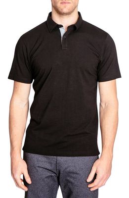 Public Rec Go-To Athletic Fit Performance Polo in Black
