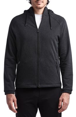 Public Rec Weekend Zip Up Hooded Jacket in Heather Charcoal 