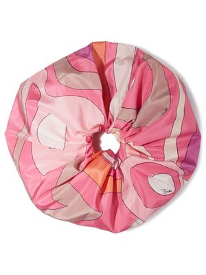 PUCCI abstract-print scrunchie - Pink