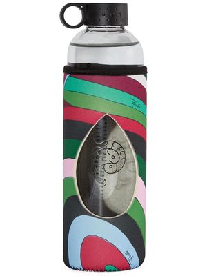 PUCCI abstract-print water bottle - Green