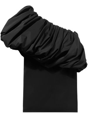 PUCCI asymmetric one-shoulder crepe minidress - Black