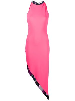 PUCCI asymmetric sleeveless dress - Pink
