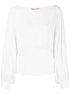 PUCCI balloon sleeve blouse - White