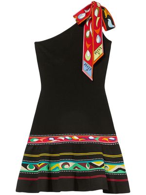 PUCCI bow-detailing knitted dress - Multicolour