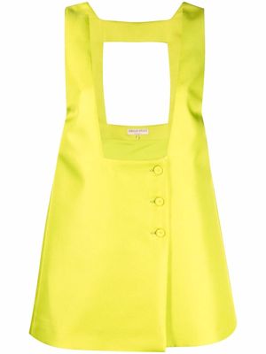 PUCCI button-fastening pinafore dress - Green