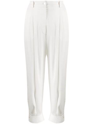 PUCCI button tapered trousers - White