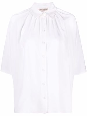 PUCCI button-up silk shirt - White