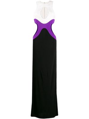 PUCCI colour block evening gown - Black