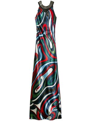 PUCCI colour-block maxi dress - Multicolour