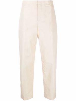 PUCCI cropped slim-cut trousers - Neutrals