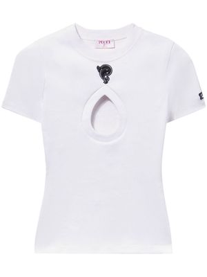 PUCCI cut-out T-shirt - White