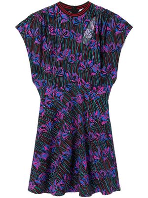 PUCCI Fiori Di Loto-print minidress - Purple