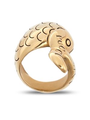 PUCCI fish-detail ring - Gold