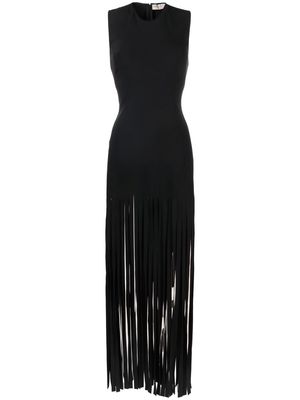 PUCCI fringed maxi dress - Black