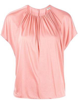 PUCCI gathered-neckline blouse - Pink