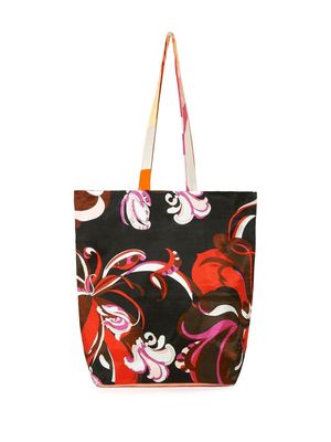 PUCCI graphic-print shoulder bag - Black