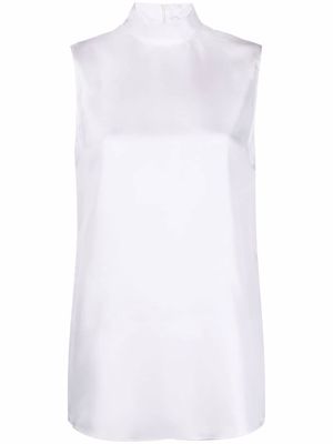 PUCCI high-neck sleeveless blouse - White
