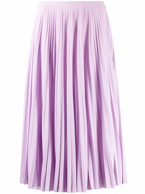 PUCCI high-waisted pleated skirt - Purple
