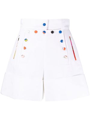 PUCCI high-waisted tailored shorts - White