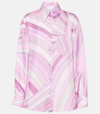 Pucci Iride silk twill shirt