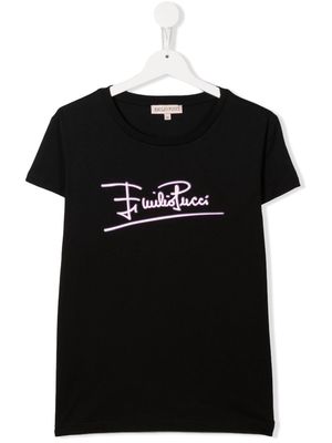 PUCCI Junior logo-print cotton T-shirt - Black