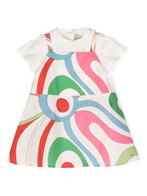 PUCCI Junior short-sleeve casual dress - White
