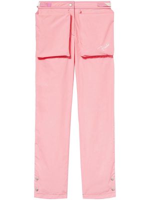 PUCCI large patch-pocket straight-leg trousers - Pink