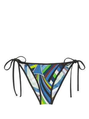 PUCCI logo-print bikini bottoms - Blue