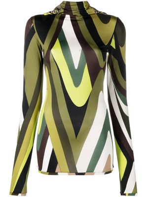 PUCCI long sleeves blouse - Green
