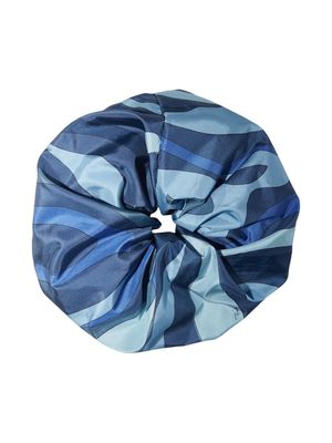 PUCCI Marmo-print hair tie - Blue