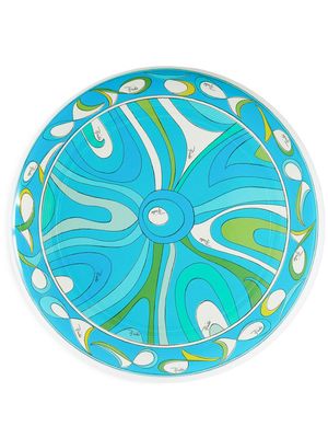 PUCCI Marmo-print multicolour flying disc - Blue