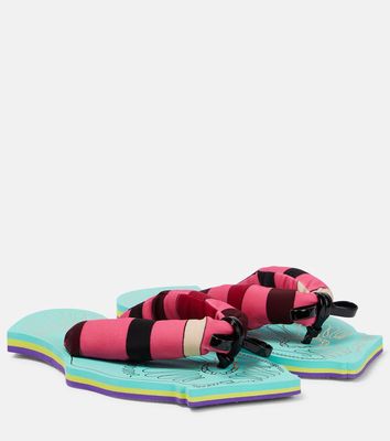 Pucci Marmo-print padded sandals