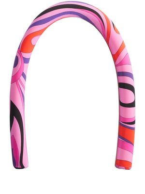 PUCCI Marmo-print pool float - Pink