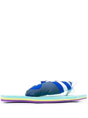 PUCCI Marmo-print Scuba flip flops - Blue