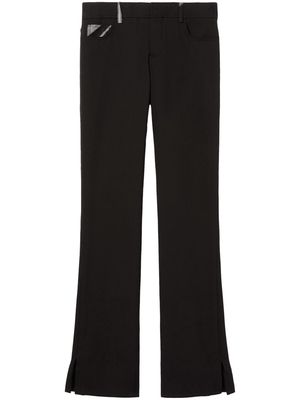 PUCCI Marmo-print straight-leg trousers - Black