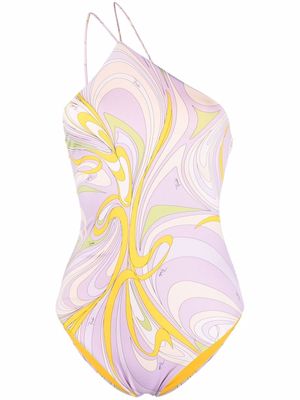 PUCCI Onde-print one-piece - Purple