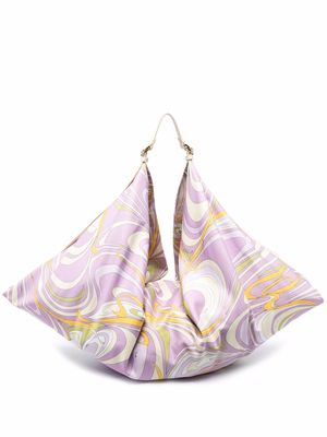 PUCCI Onde-print shoulder bag - Purple