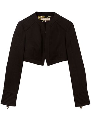 PUCCI open-front cropped jacket - Black