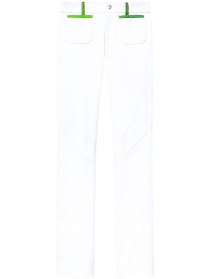PUCCI patch-pocket straight-leg trousers - White