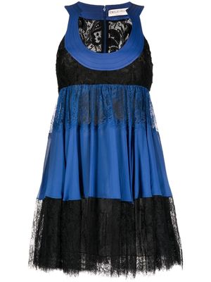 PUCCI Pre-Owned 2010s colourblock shift dress - Blue