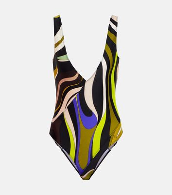 Pucci Printed jersey swimsuit