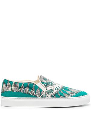 PUCCI printed slip-on sneakers - Blue