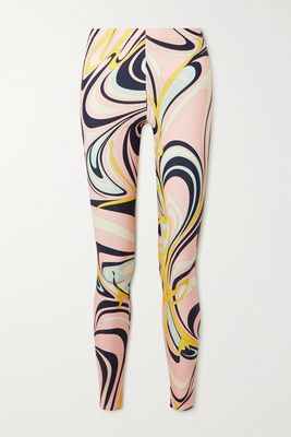 PUCCI - Printed Stretch Leggings - Pink