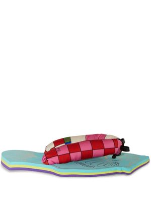 PUCCI Scuba Marmo-print sandals - Pink