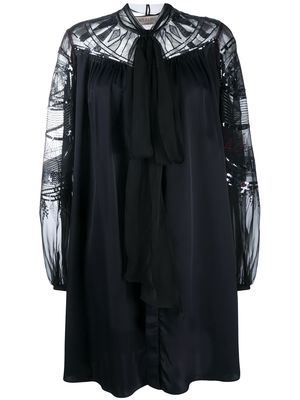 PUCCI sequin-embellished flared dress - Black