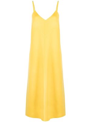 PUCCI sleeveless V-neck dress - Yellow