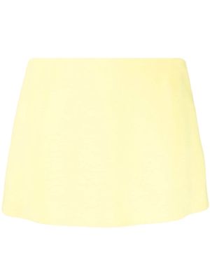 PUCCI straight-cut mini skirt - Yellow