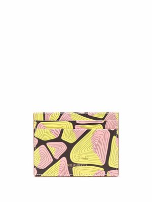 PUCCI Tartuca-print cardholder - Pink