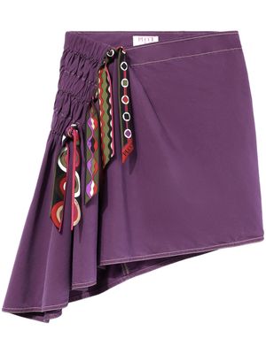 PUCCI Vivara print miniskirt - Purple