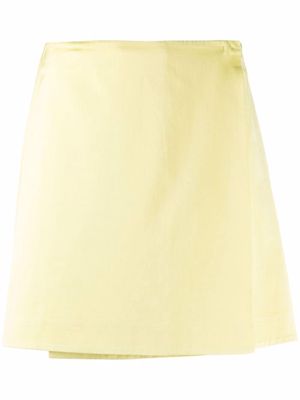 PUCCI wrapped A-line skirt - Green